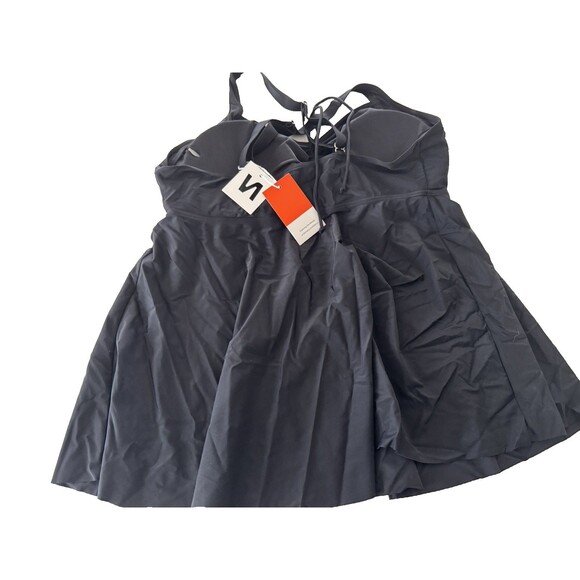 NIeyook Plus Size Swimsuit Tankini Bathing Suit Tummy Control top black size 22W - Picture 11 of 13